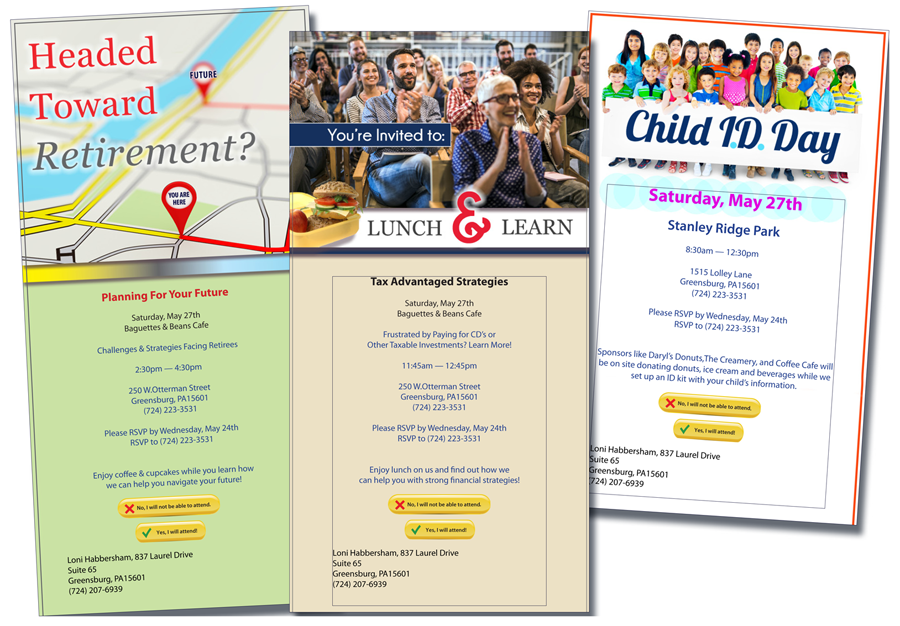 invitation module to send for seminars and events