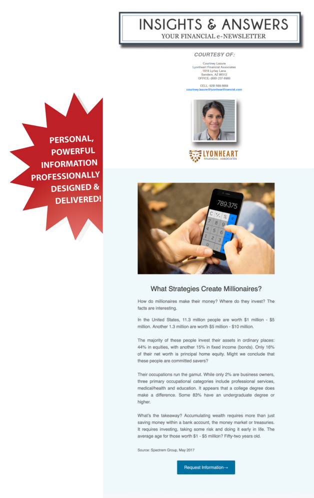 Financial e-Newsletter Sample